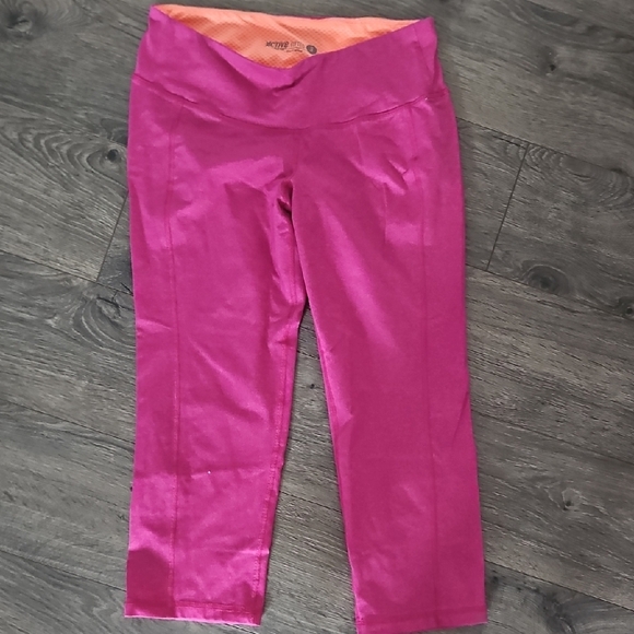 Old Navy Pants - Old Navy Active Fitted Leggings - Pink and Orange